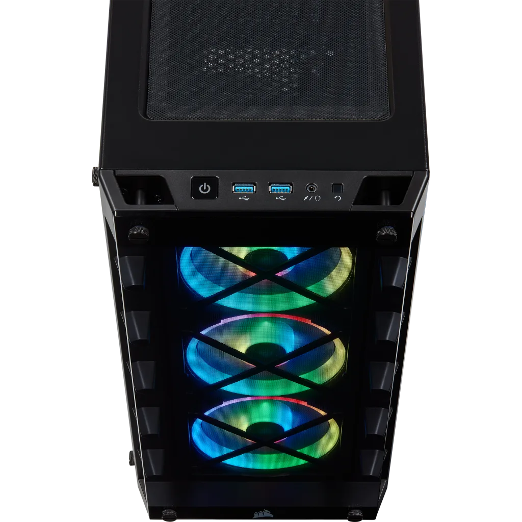 iCUE 465X RGB Mid-Tower ATX Smart Case — Black
