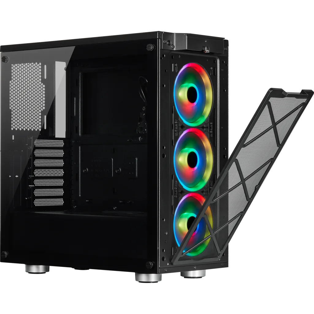 iCUE 465X RGB Mid-Tower ATX Smart Case — Black