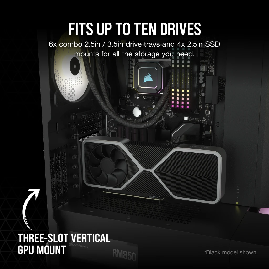 7000D AIRFLOW Full-Tower ATX PC Case — White