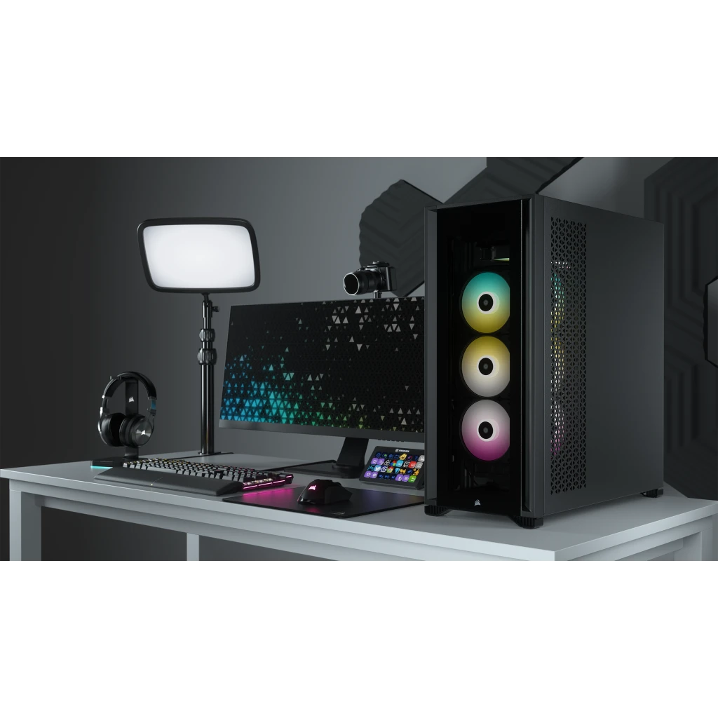 iCUE 7000X RGB Tempered Glass Full-Tower ATX PC Case — Black