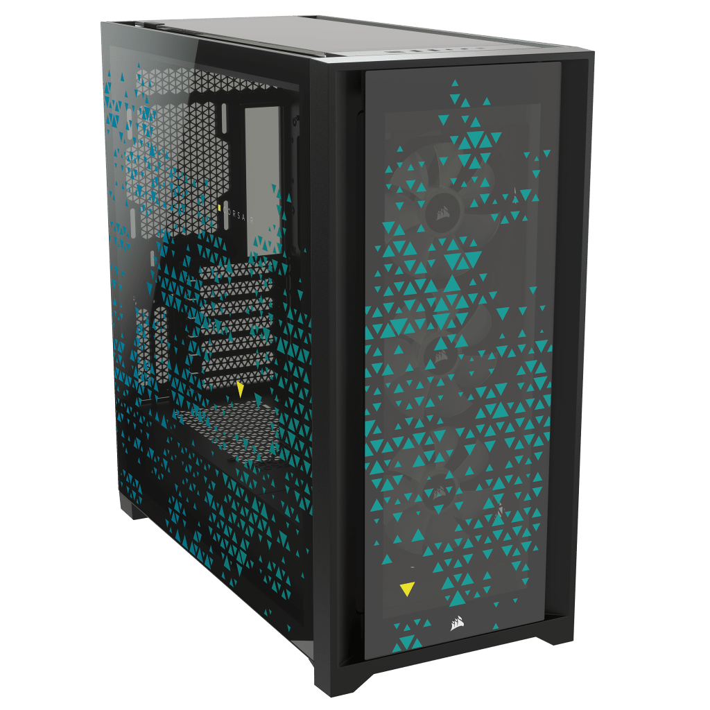 iCUE 5000X RGB SIGNATURE SERIES Mid-Tower Smart Case — Triptych