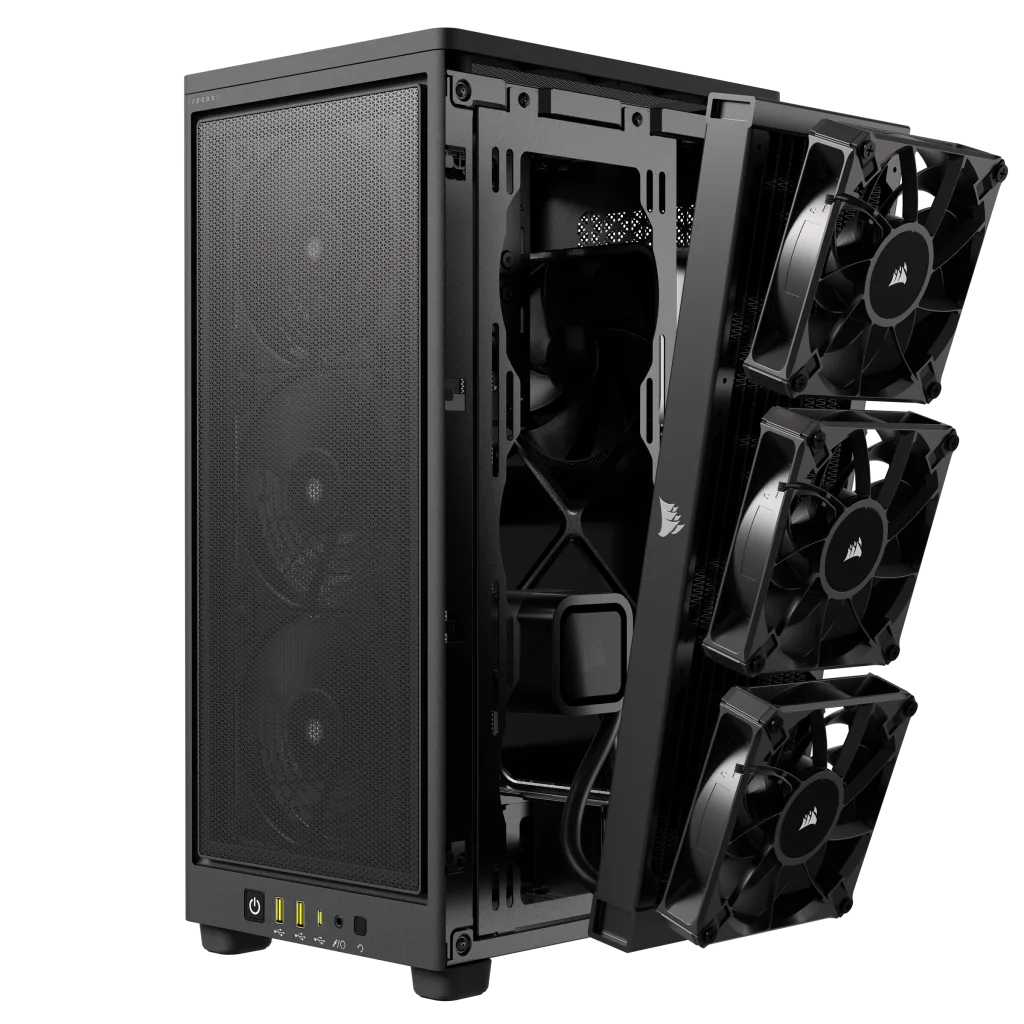 2000D AIRFLOW Mini-ITX PC Case - Black
