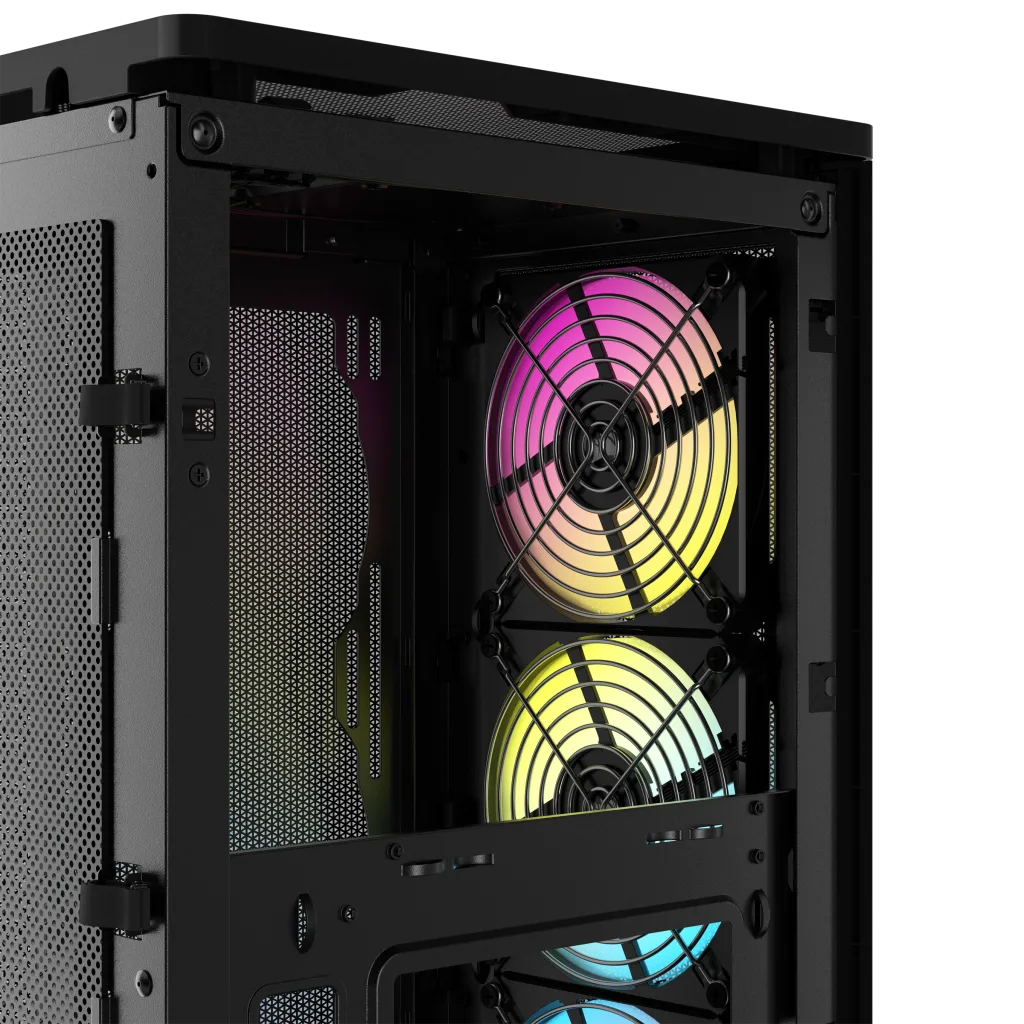 2000D RGB AIRFLOW Mini-ITX PC Case - Black