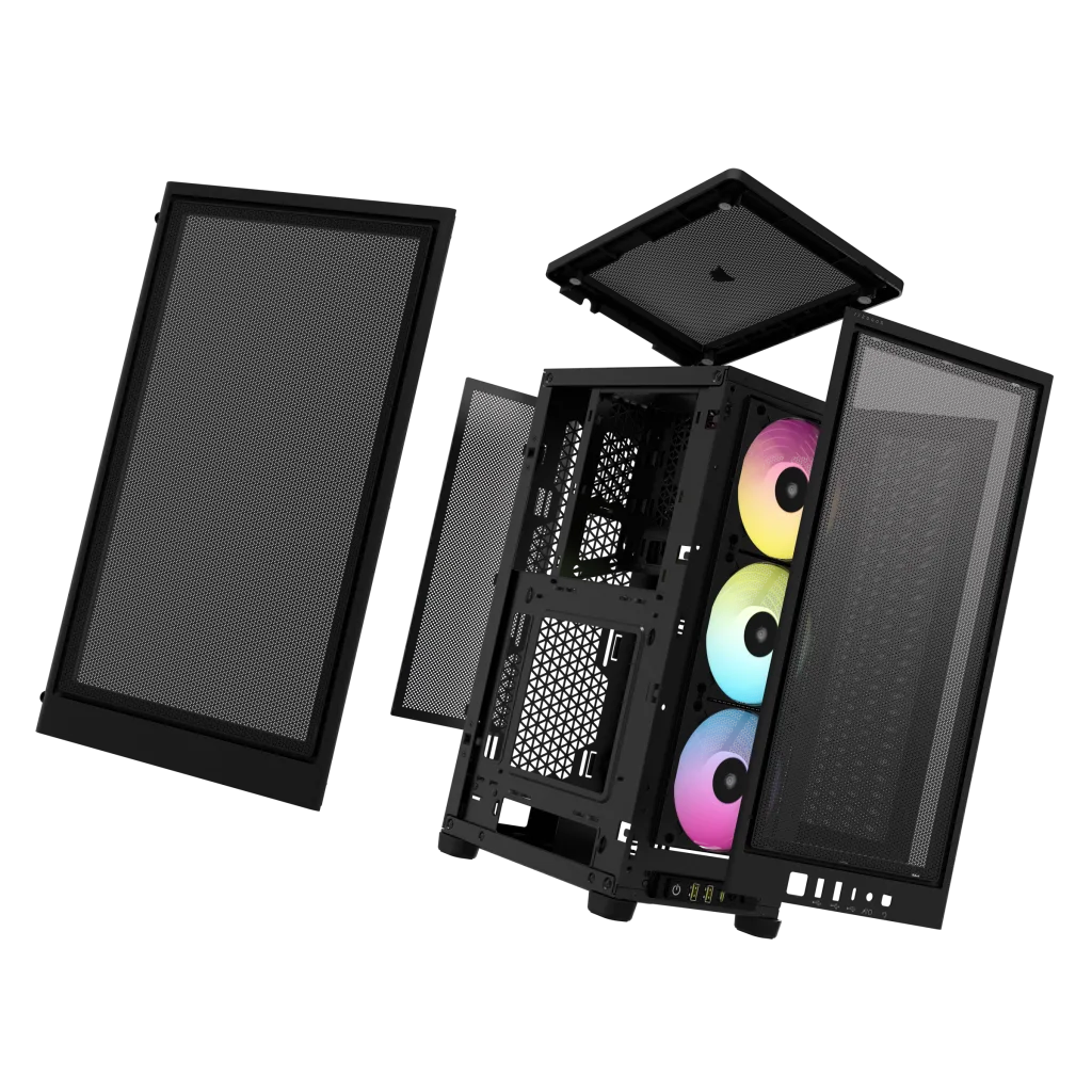 2000D RGB AIRFLOW Mini-ITX PC Case - Black
