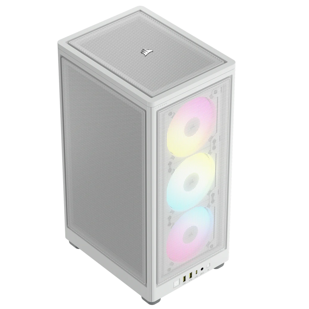 2000D RGB AIRFLOW Mini-ITX PC Case - White