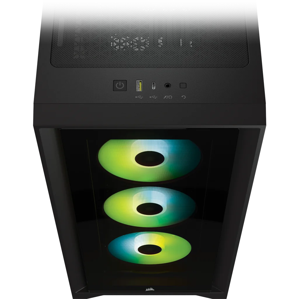 Corsair 4000X Black RGB Mid Tower ATX Gaming Case – RealTech System
