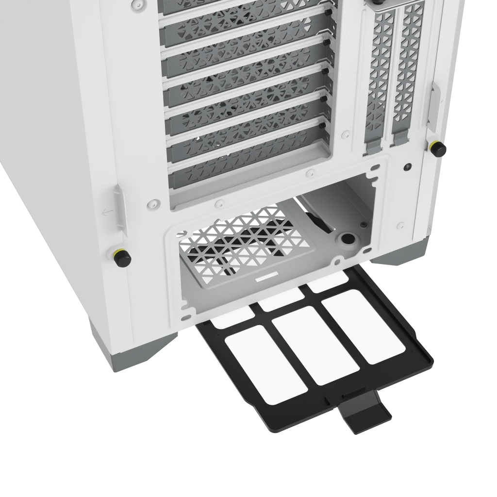 5000D Tempered Glass Mid-Tower ATX PC Case — White