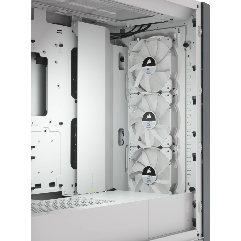 iCUE 5000X RGB Tempered Glass Mid-Tower ATX PC Smart Case — White