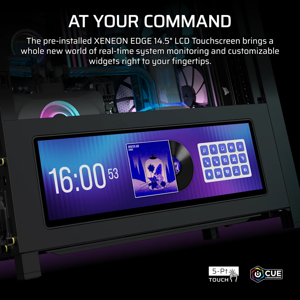 FRAME 4000D LCD RS ARGB Premium Mid-Tower PC Case