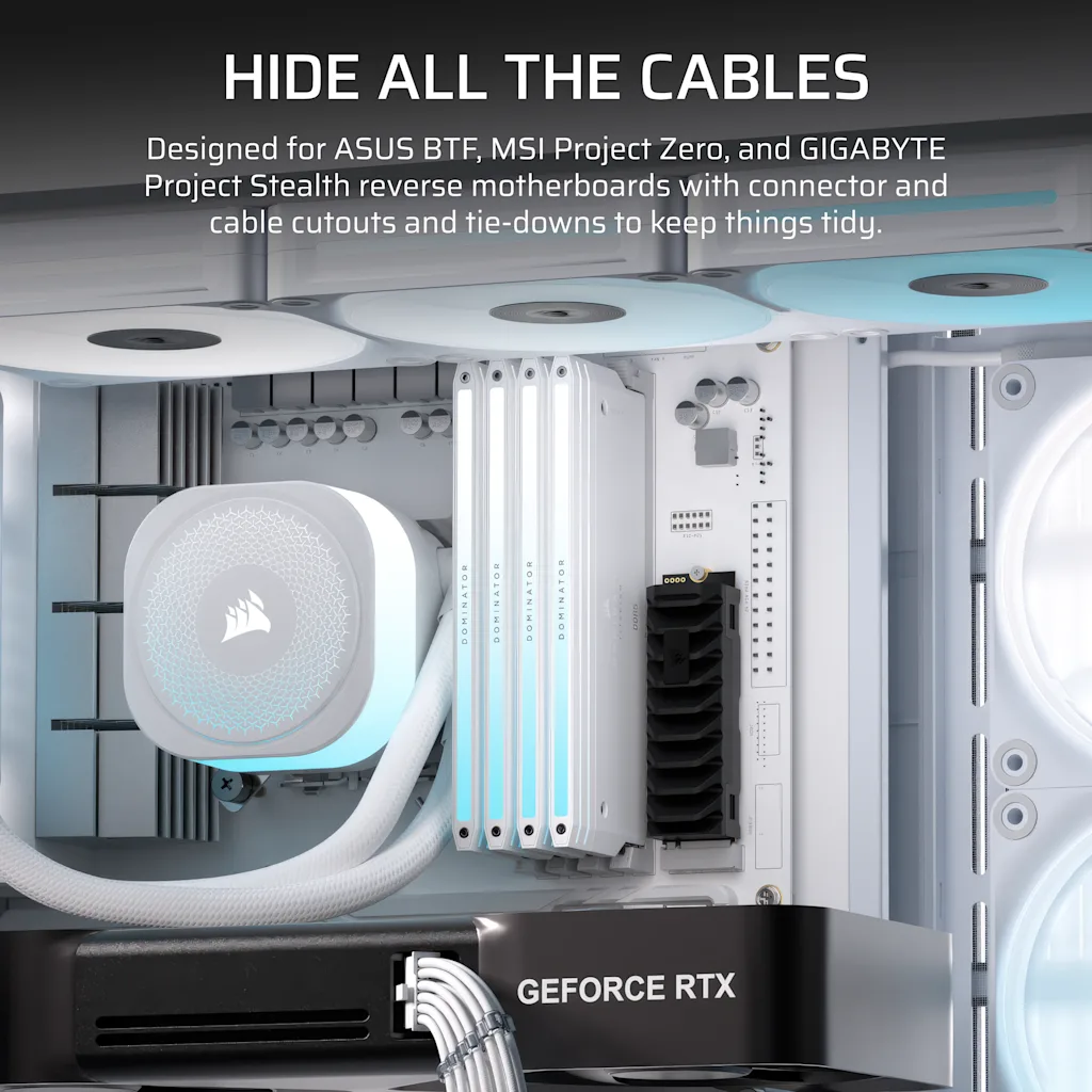 FRAME 4500X LX-R RGB iCUE LINK Panoramic Glass Mid-Tower PC Case