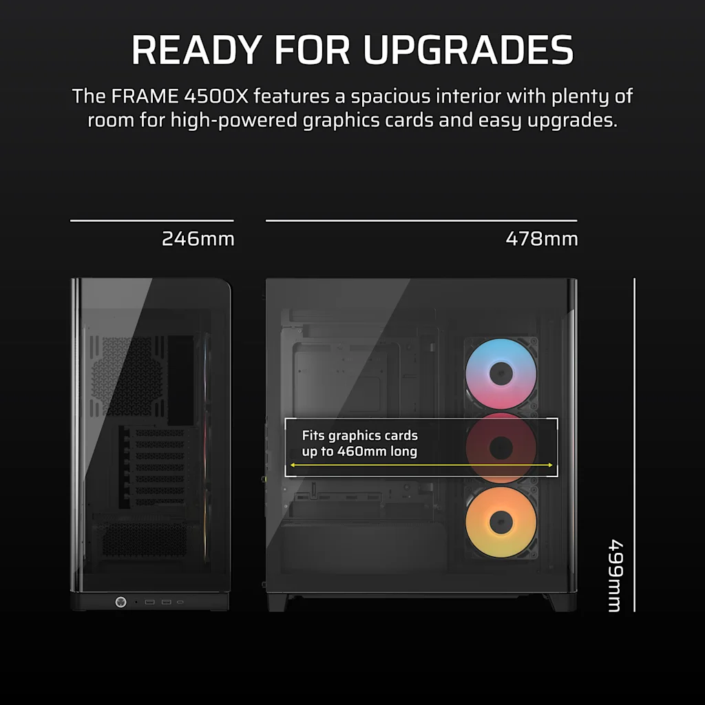 FRAME 4500X RS-R ARGB Panoramic Glass Mid-Tower PC Case