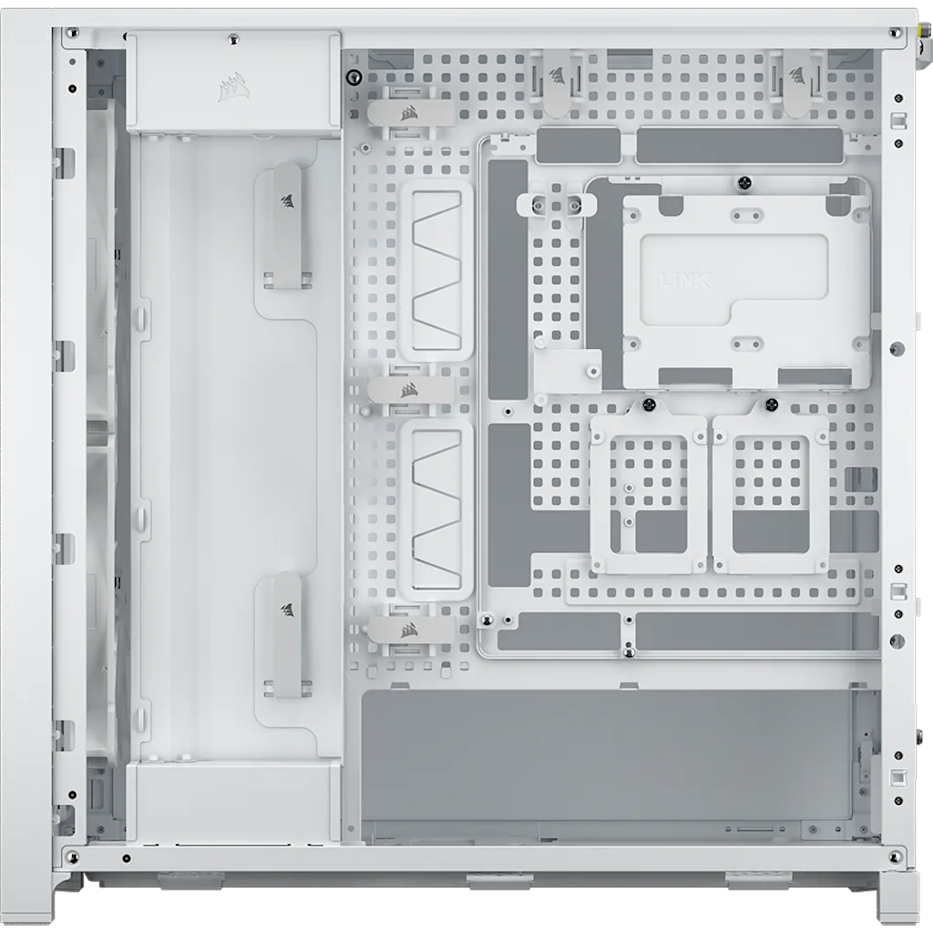 Corsair FRAME 5000D WORKSTATION Modular Mid-Tower PC Case - White thumbnail 6
