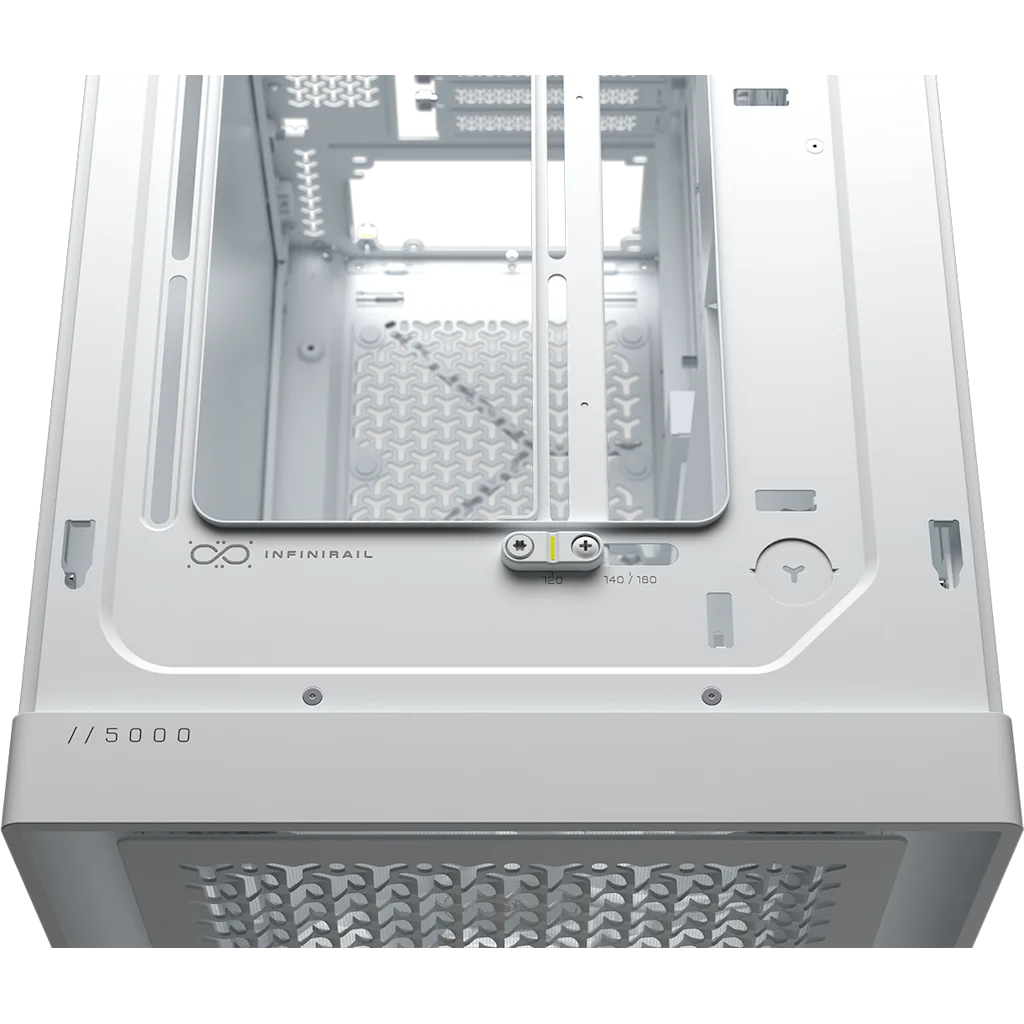 Corsair FRAME 5000D WORKSTATION Modular Mid-Tower PC Case - White thumbnail 8