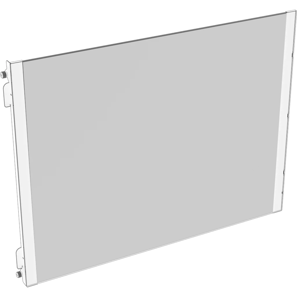FRAME 5000D Replacement Three-Quarter Side Glass