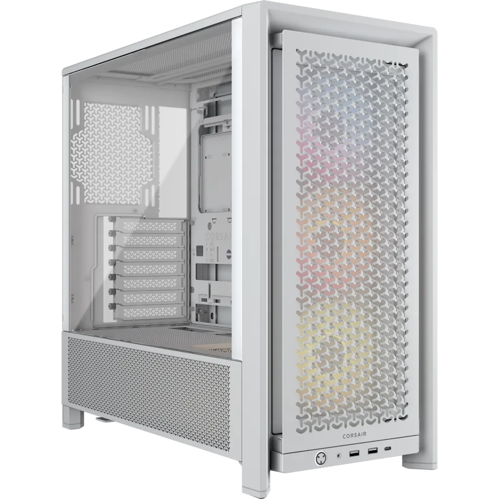 人気新品入荷 FRAME 4000D RS ARGB Modular Mid-Tower PC Case - White PCケース(自作PC用)