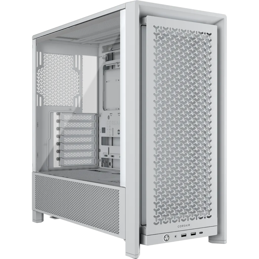 雪の豪奢 Modular 4000D FRAME Mid-Tower White - Case PC PCケース(自作PC用)