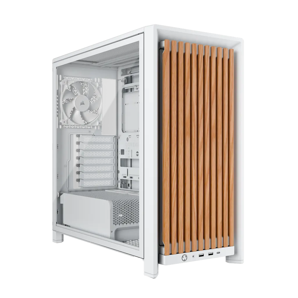 FRAME 4000D WOOD RS Modular Mid-Tower PC Case - White/Oak