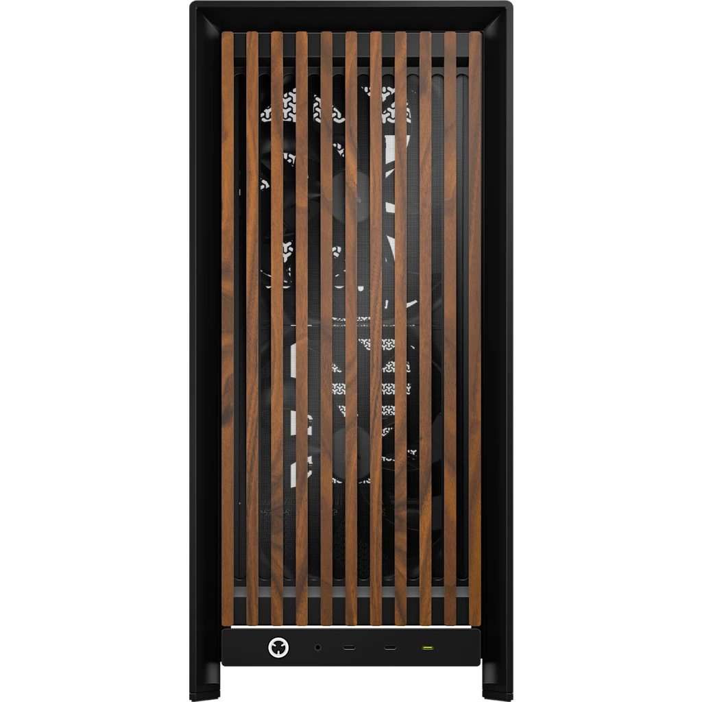 FRAME 5000D WOOD RS Modular Mid-Tower PC Case - Black/Walnut