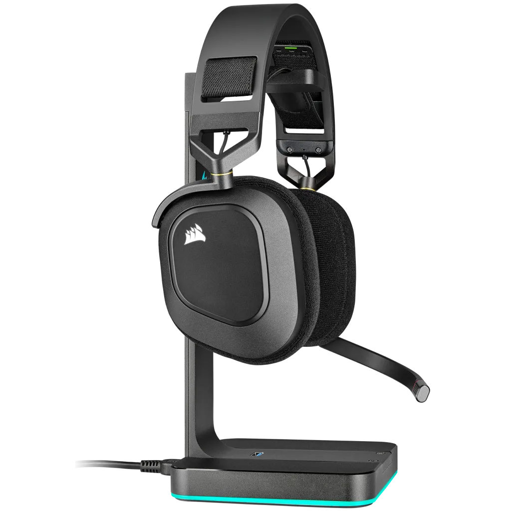 HS80 RGB WIRELESS Premium Gaming Headset with Spatial Audio