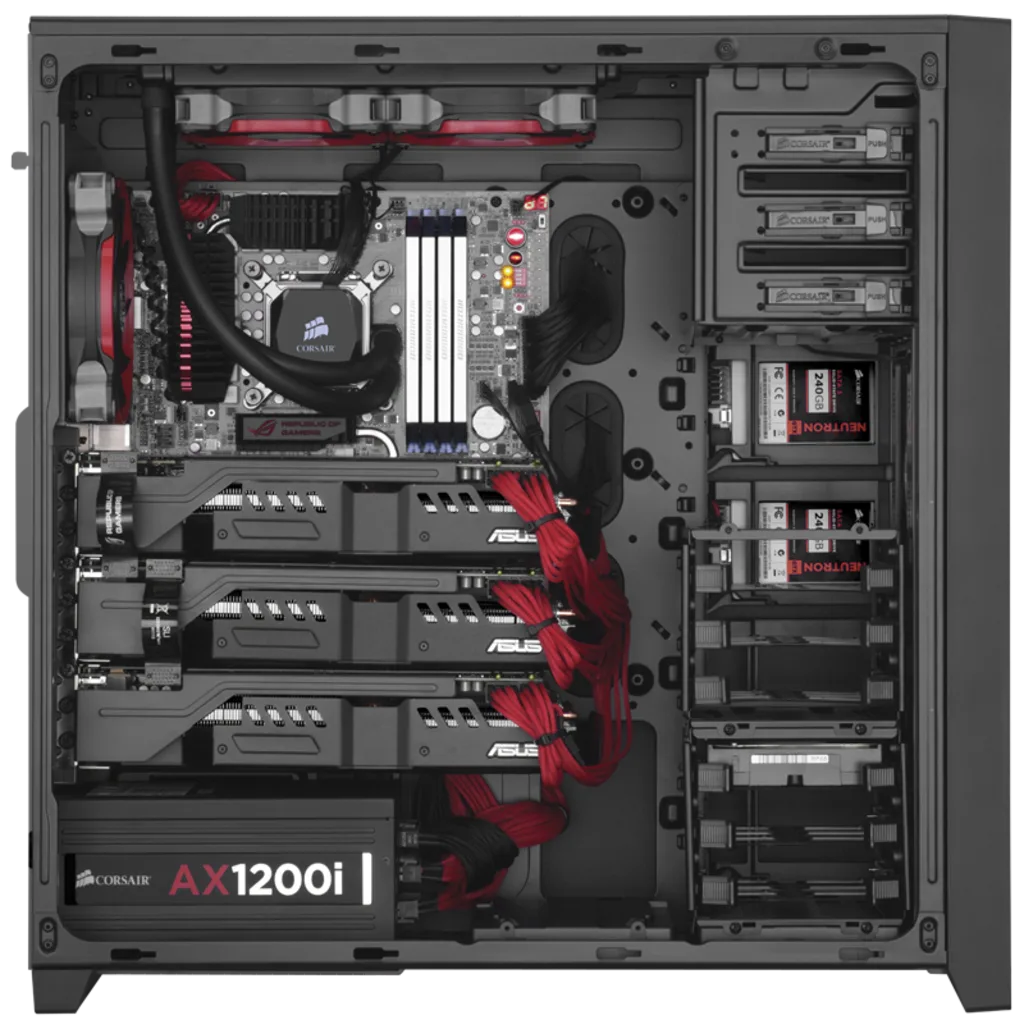 【人気沸騰】 750D Series™ Obsidian Full (Refurbished) Case ATX Tower PCケース(自作PC用)