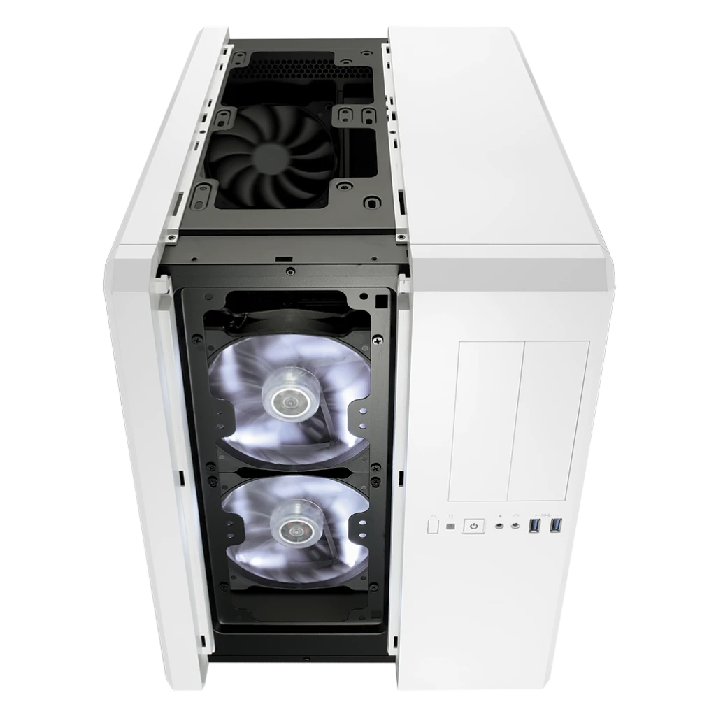 PCパーツ CORSAIR Air 540 Carbide Series™ Air 540 Arctic White High Airflow ATX Cube Case