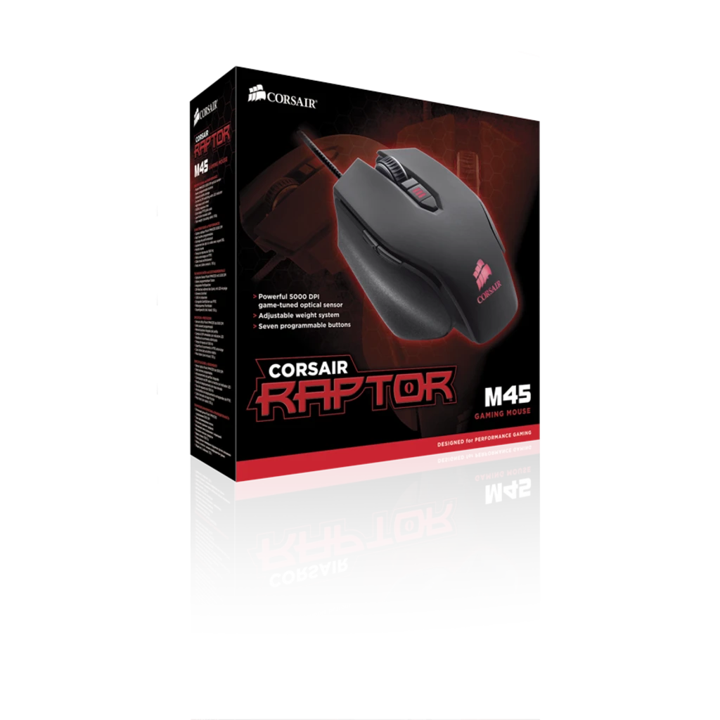 Raptor M45 Gaming Mouse (WW) (Refurbished)