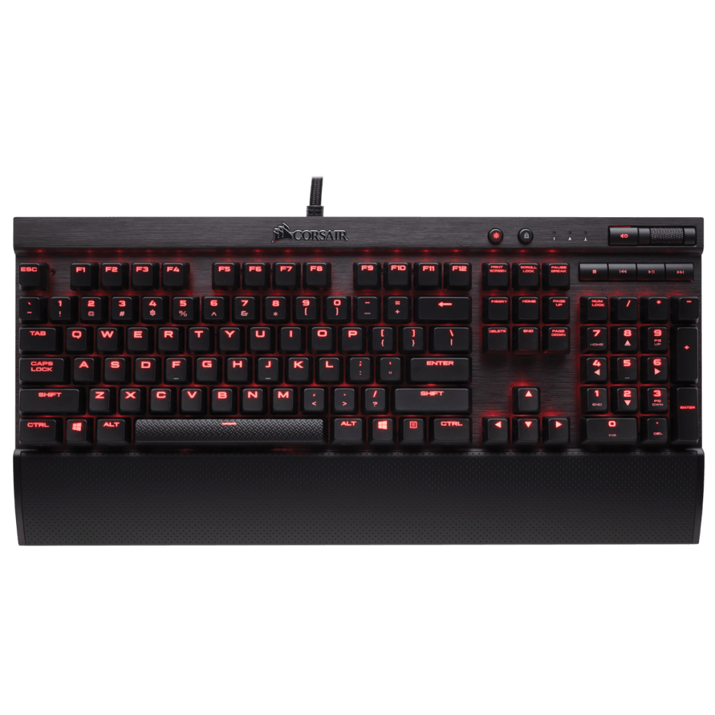 コルセア　K70Lux　CherryMXMk2 K70 LUX RGB Mechanical Gaming Keyboard — CHERRY® MX RGB Blue