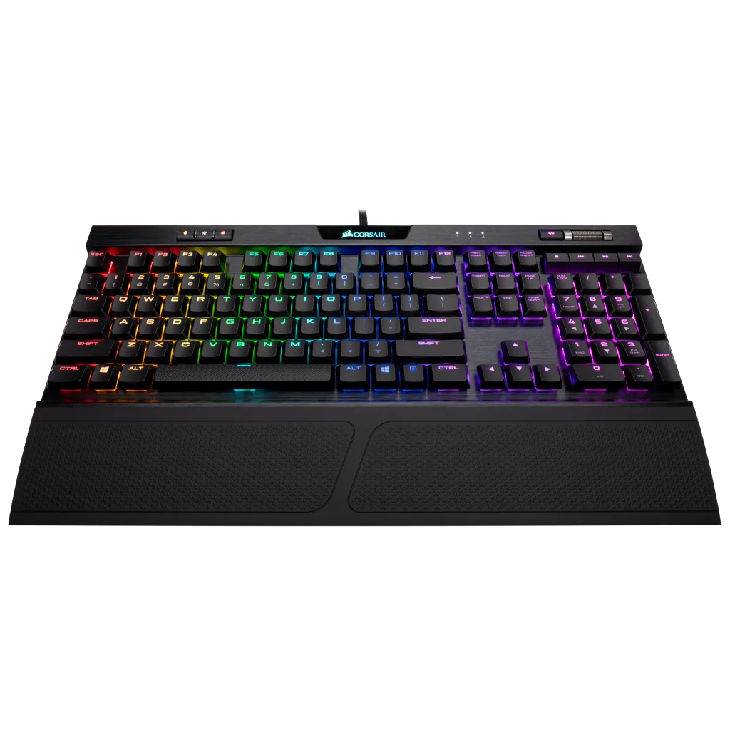 CORSAIR K70 RGB MK.2 LP Mechanical Gaming Keyboard, Backlit RGB LED, Cherry  MX Low Profile Speed, Refurbish