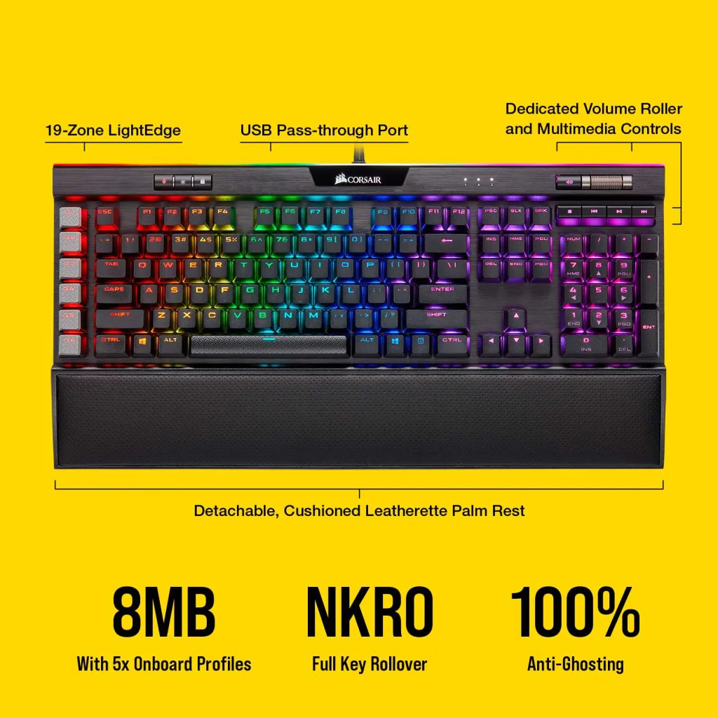 K95 RGB PLATINUM XT Mechanical Gaming Keyboard — CHERRY® MX SPEED