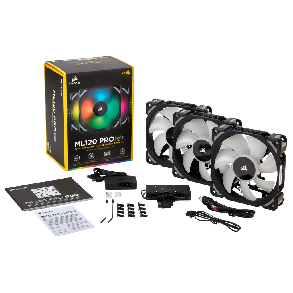 商品画像：Amazon | CORSAIR Corsair ML120 Pro(RedLed) PCケースファン 2