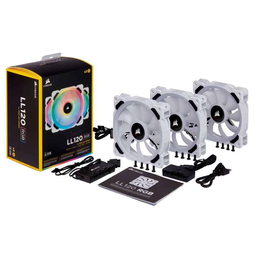corsair ll120 single pack ×3 Corsair LL120 RGB LL Series Single Pack : Amazon.pl: Elektronika