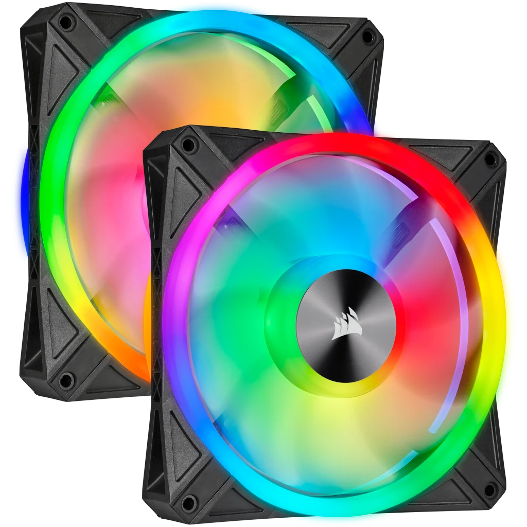 corsair 120 140 mmファンセット　ジャンク QL140_RGB_01.webp