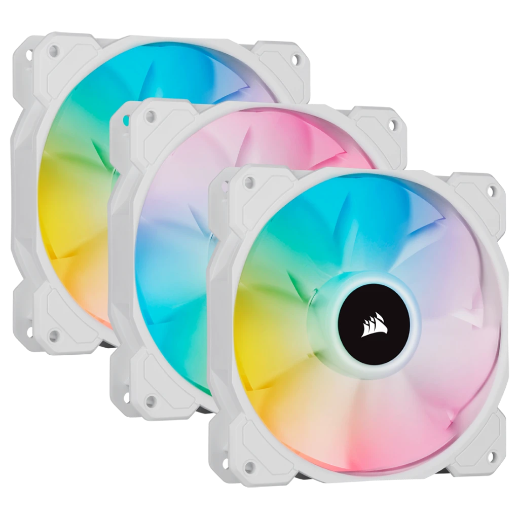 iCUE SP120 RGB ELITE Performance 120mm White PWM Fan