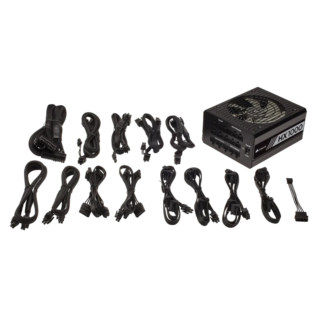 HX Series™ HX1000 — 1000 Watt 80 PLUS® PLATINUM Certified