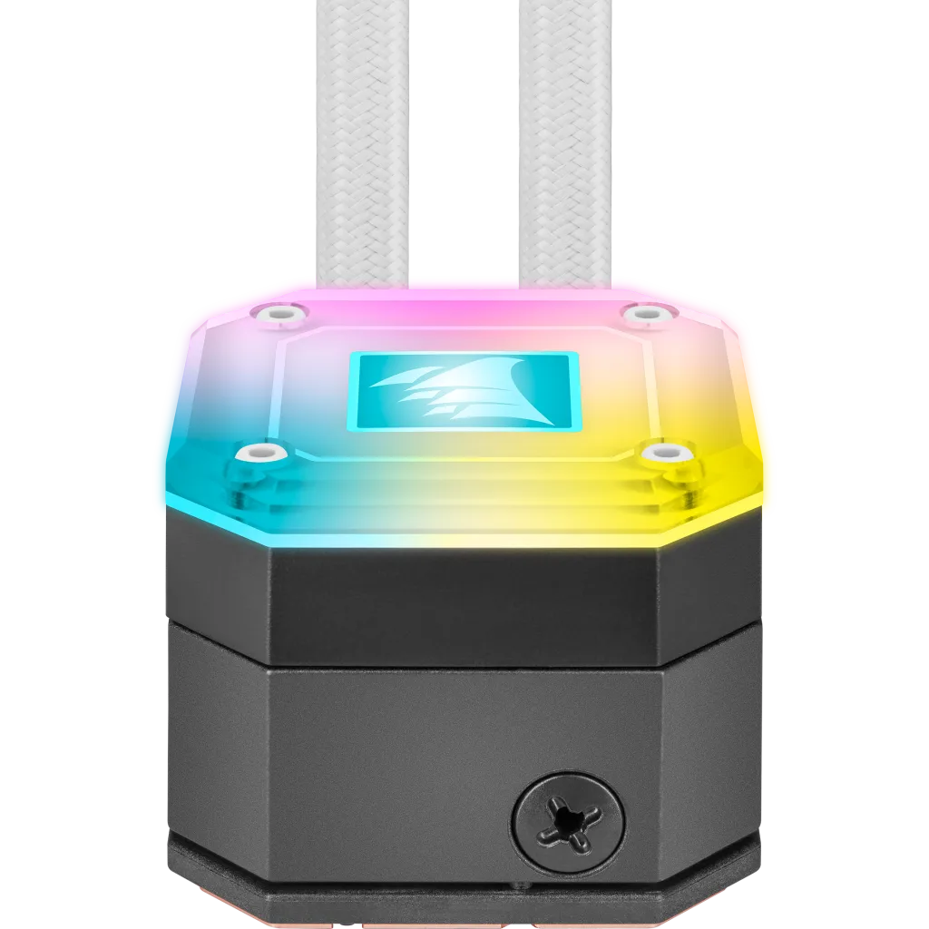 iCUE H100i ELITE CAPELLIX Liquid CPU Cooler — White (Refurbished)