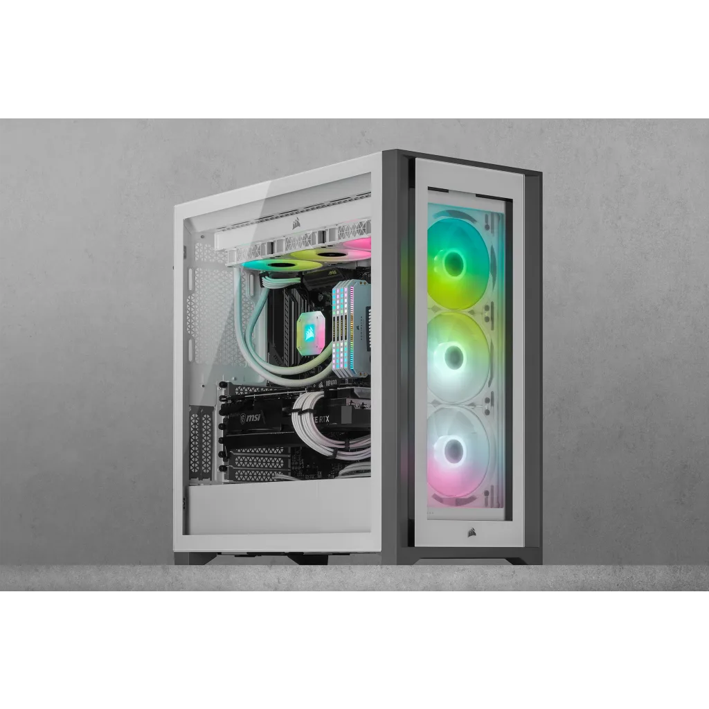 iCUE H150i ELITE CAPELLIX Liquid CPU Cooler — White (Refurbished)