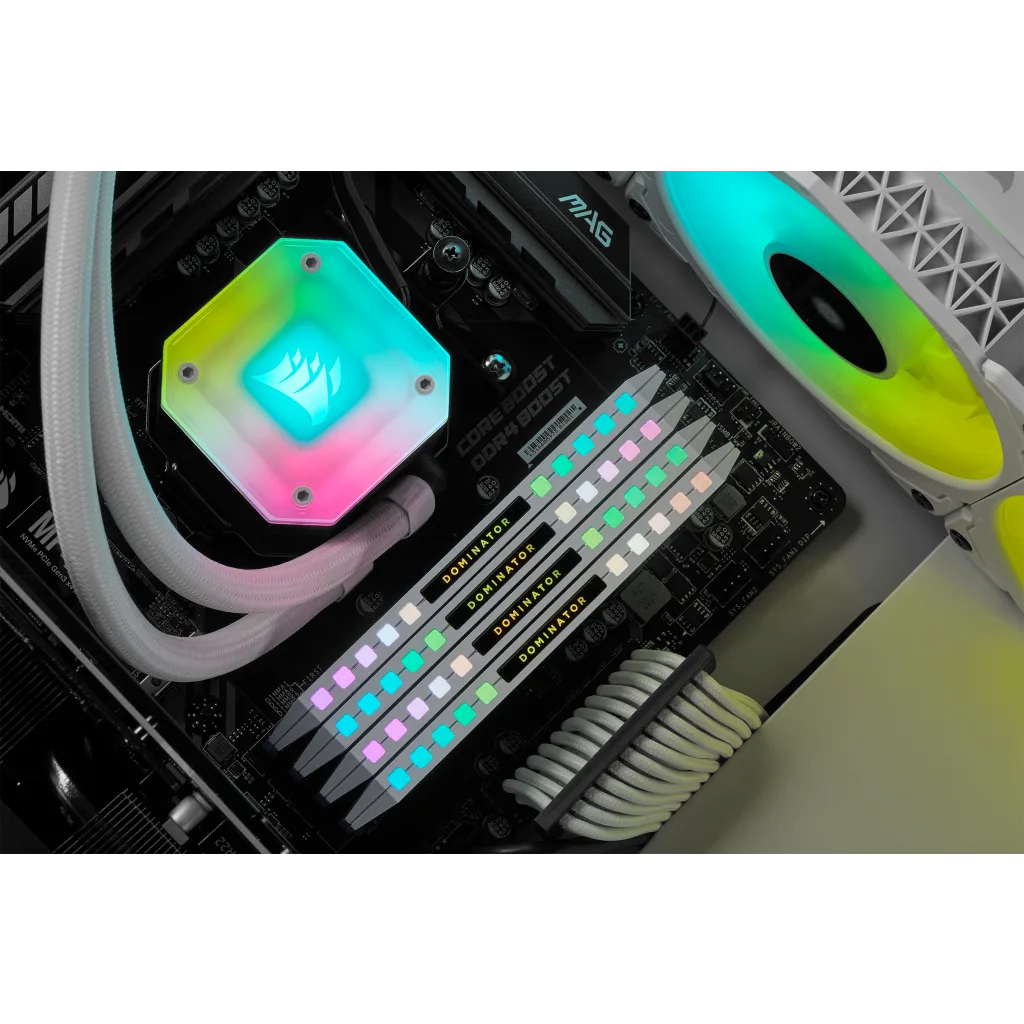 Corsair iCUE H150i ELITE CAPELLIX 動作確認済 iCUE H150i ELITE CAPELLIX Liquid CPU Cooler — White
