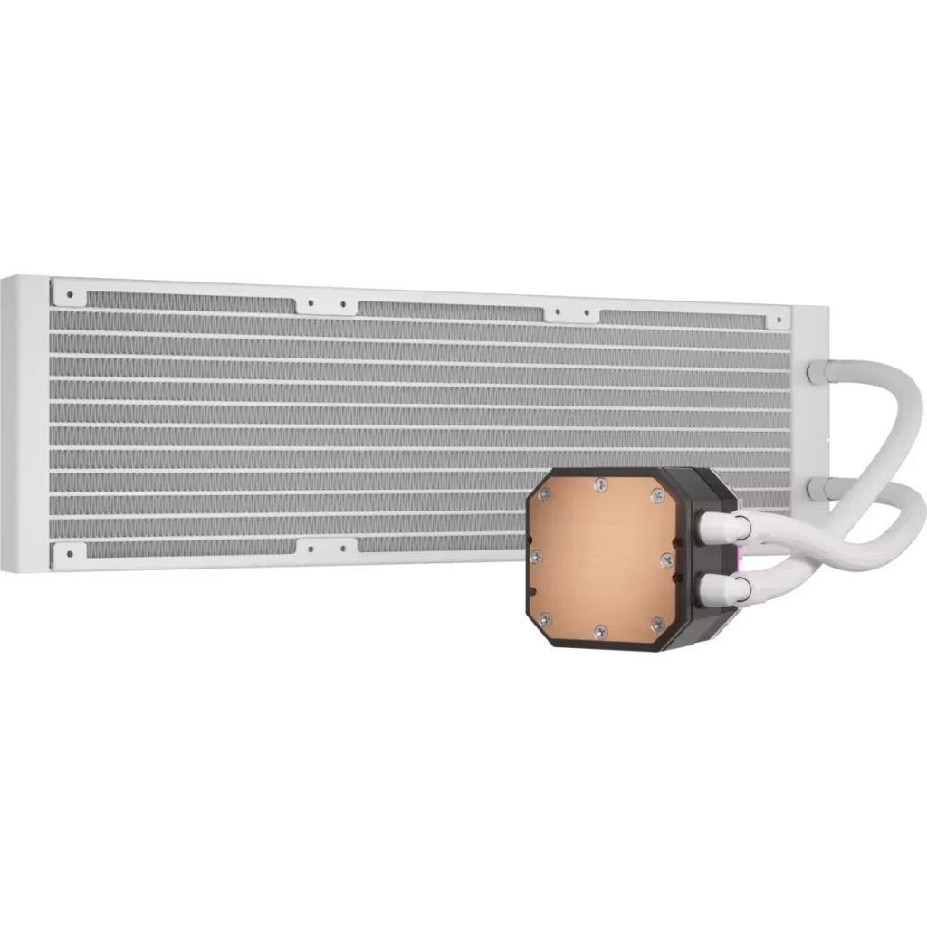 iCUE H150i ELITE CAPELLIX XT Liquid CPU Cooler, White (Certified