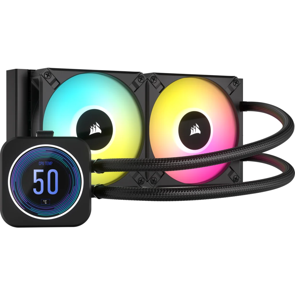 iCUE H100i ELITE LCD XT Display Liquid CPU Cooler (Certified