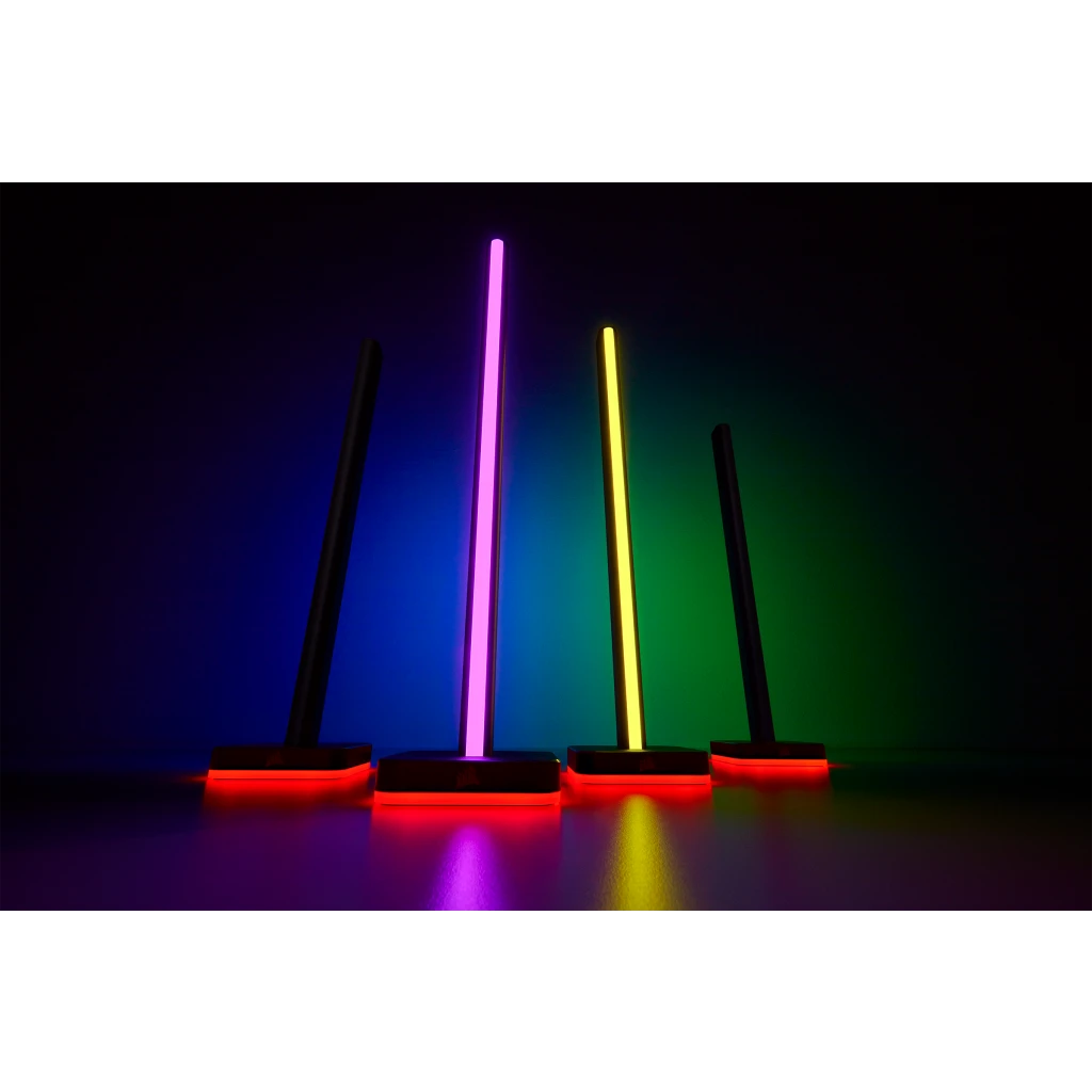 Corsair iCUE LT100  スターター+拡張キット　中古美品 iCUE LT100 Smart Lighting Towers Starter Kit (Refurbished)