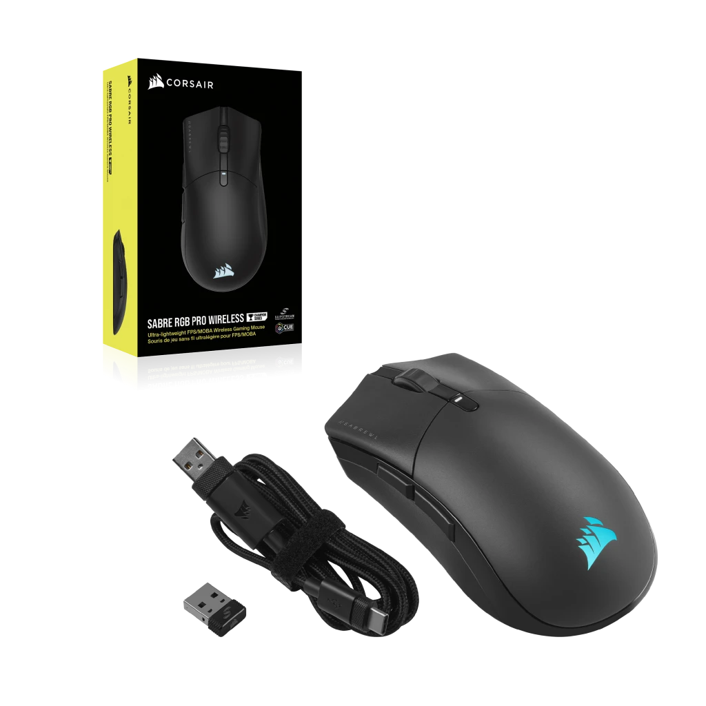 Amazon.com: CORSAIR SABRE RGB PRO WIRELESS CHAMPION SERIES