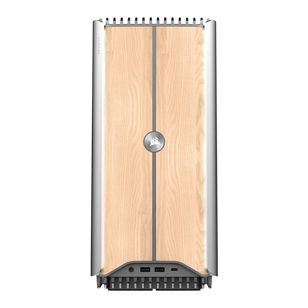 CORSAIR ONE i500 PC – Wood Bright: Intel Core i9-14900F, GeForce RTX 5070, 32GB DDR5, 1TB