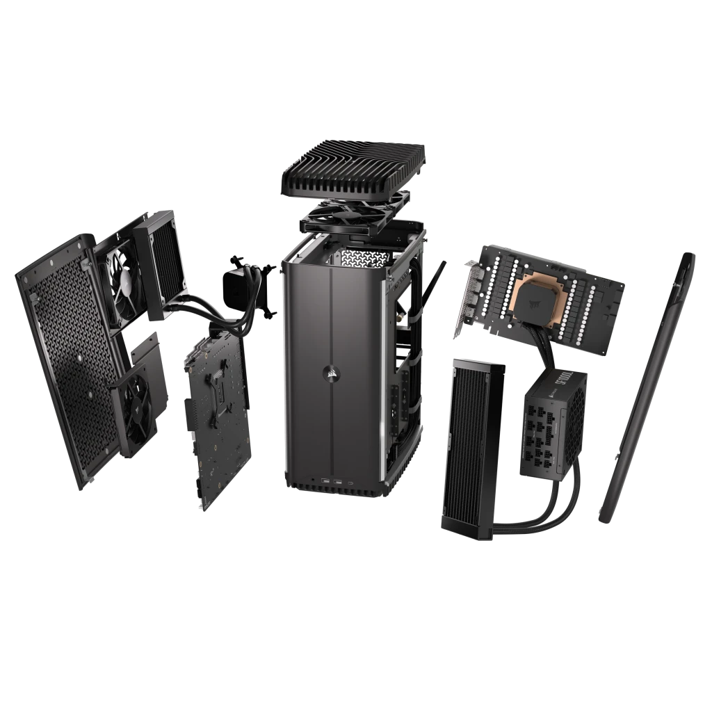 CORSAIR ONE i500 PC – Metal Dark: Liquid Cooled Intel Core