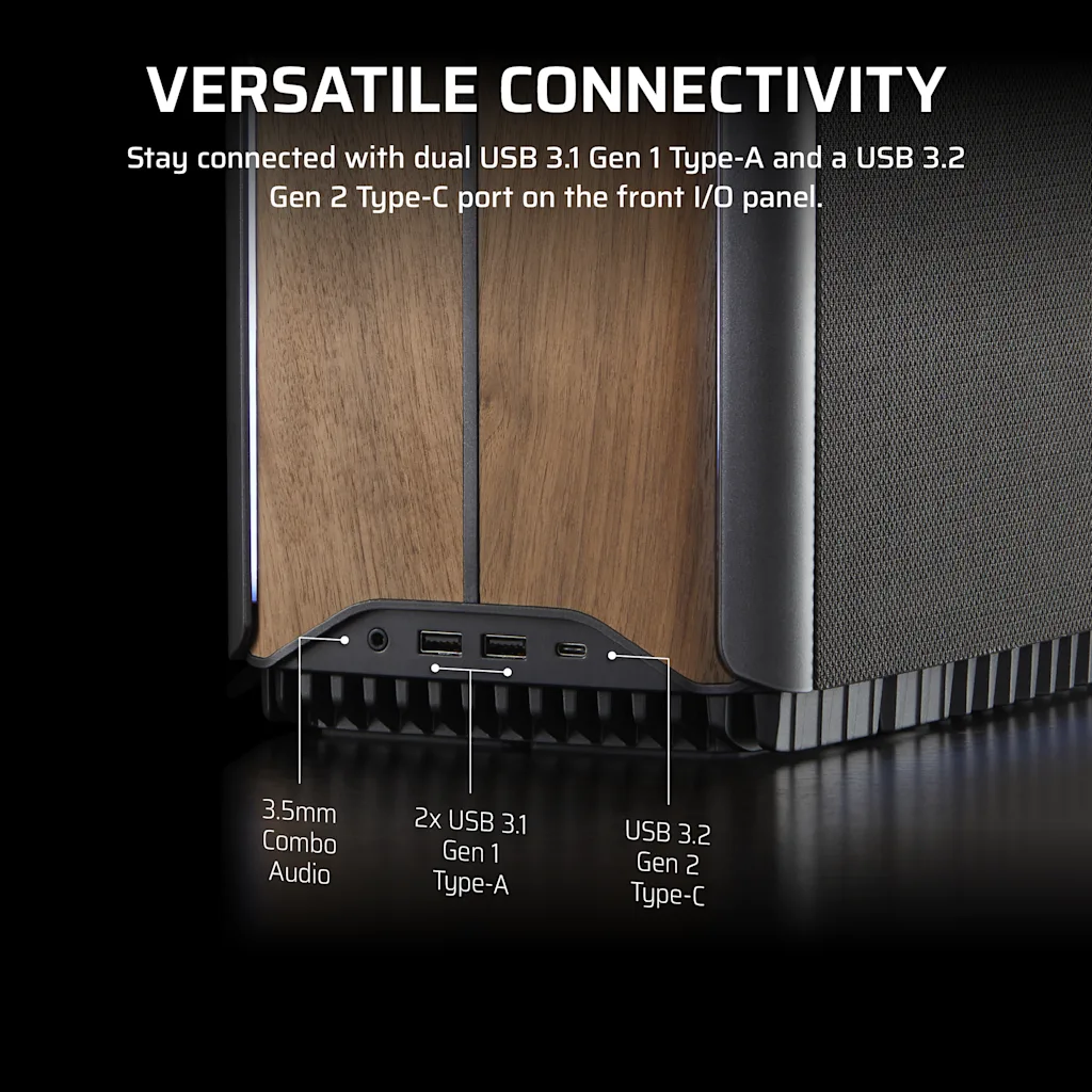 CORSAIR ONE i500 PC – Wood Dark: Intel Core i9-14900F, GeForce RTX
