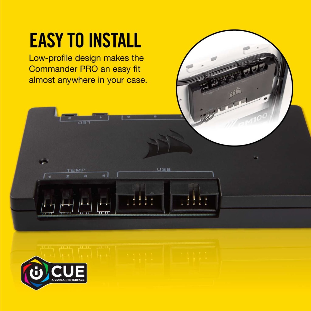 CORSAIR iCUE Lighting Node PRO RGB Lighting Controller and iCUE Commander  PRO Smart RGB Lighting and Fan Speed Controller () - PCPartPicker