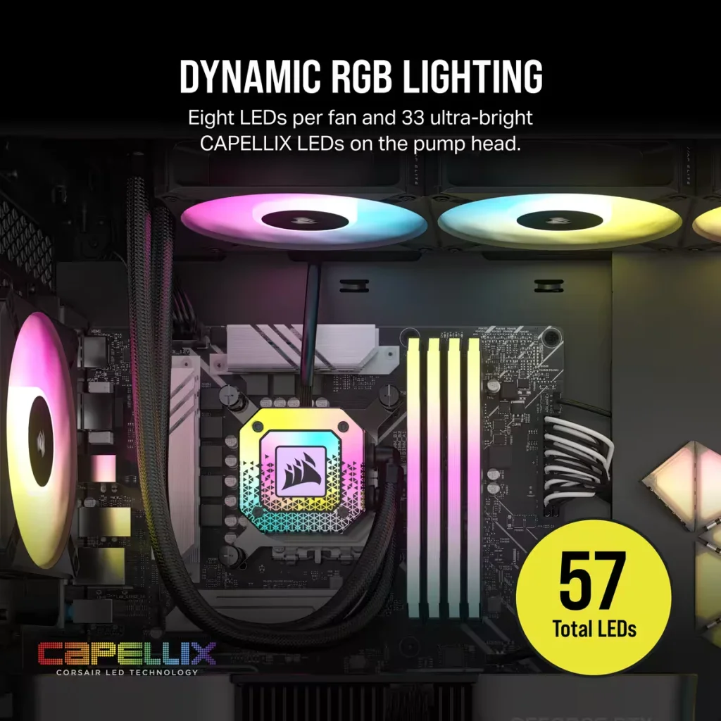 iCUE H150i ELITE CAPELLIX XT Liquid CPU Cooler