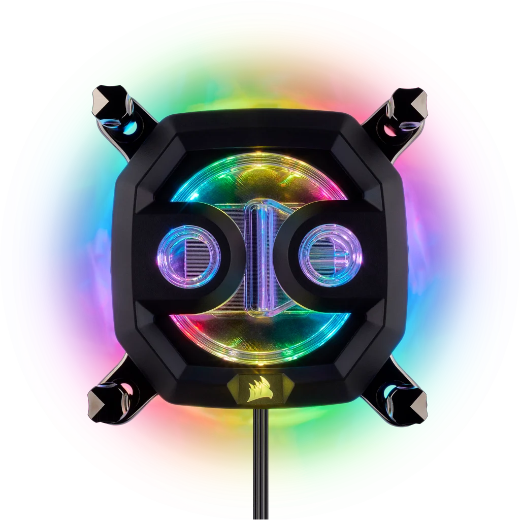 CORSAIR Hydro XC7 RGB ウォーターブロック Hydro X Series XC7 RGB PRO CPU Water Block (1700/1200/AM5/AM4) — White