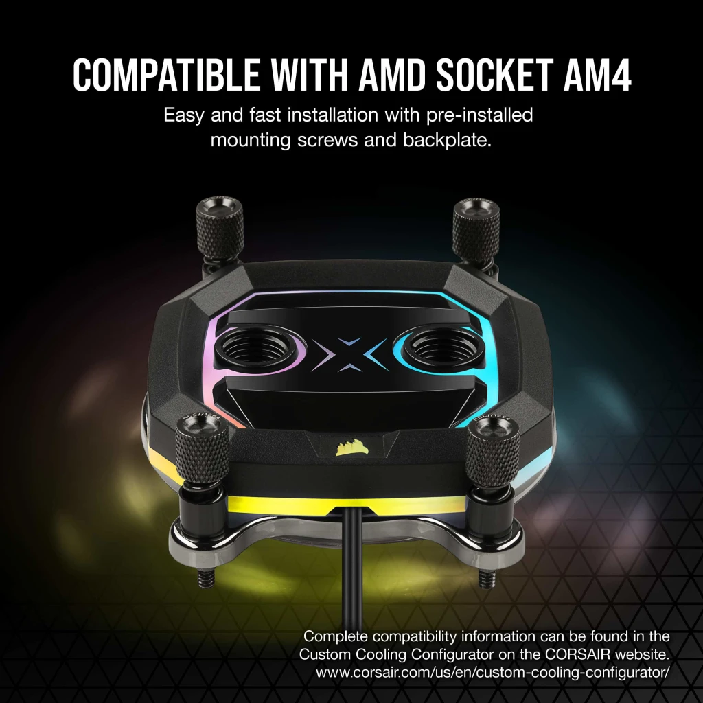 Hydro X Series XC5 RGB PRO CPU Water Block (AM5/AM4)