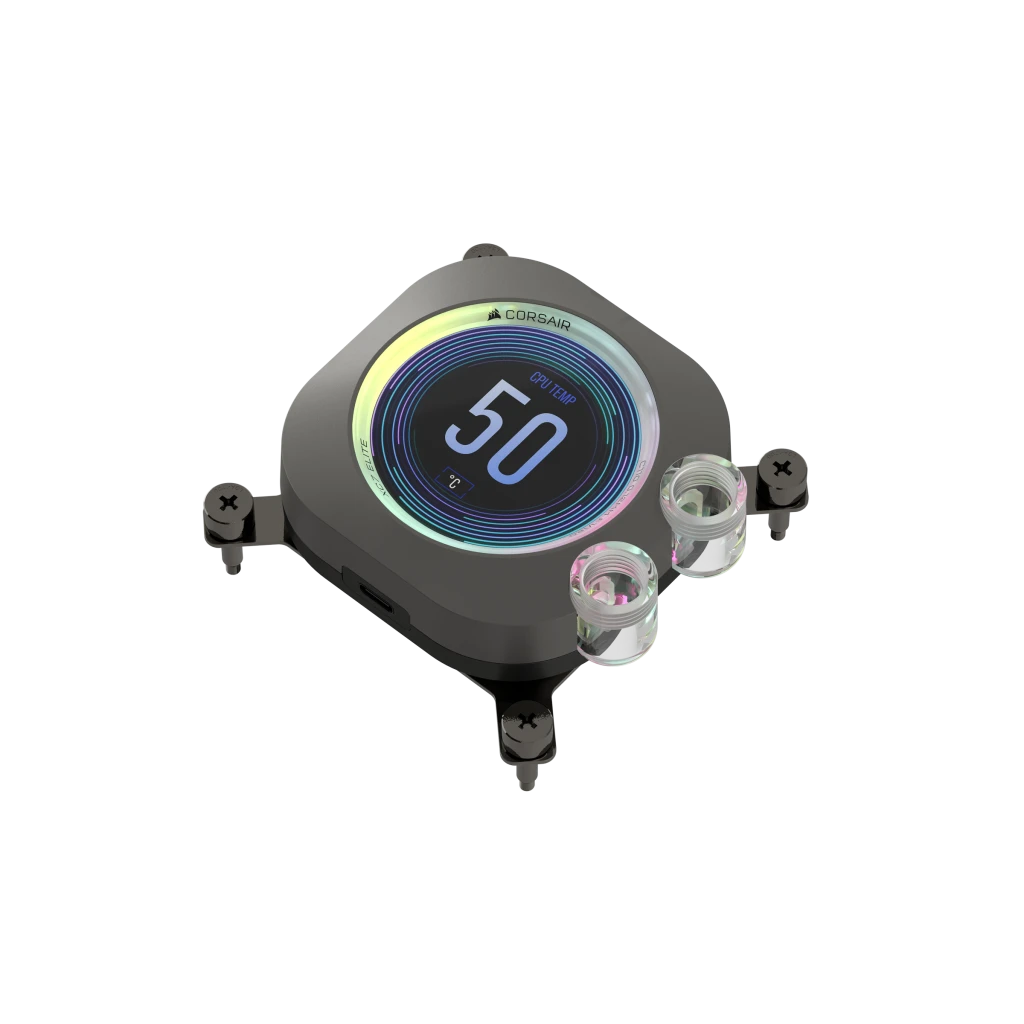 iCUE XC7 RGB ELITE LCD CPU Water Block - Stealth Gray