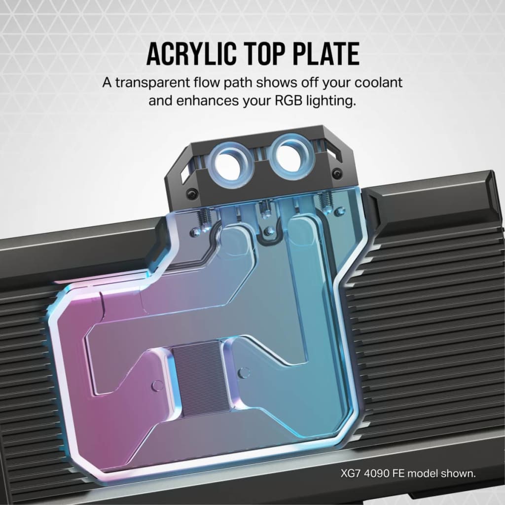 Hydro X Series XG7 RGB 40-SERIES GPU Water Block (4090 TRIO)
